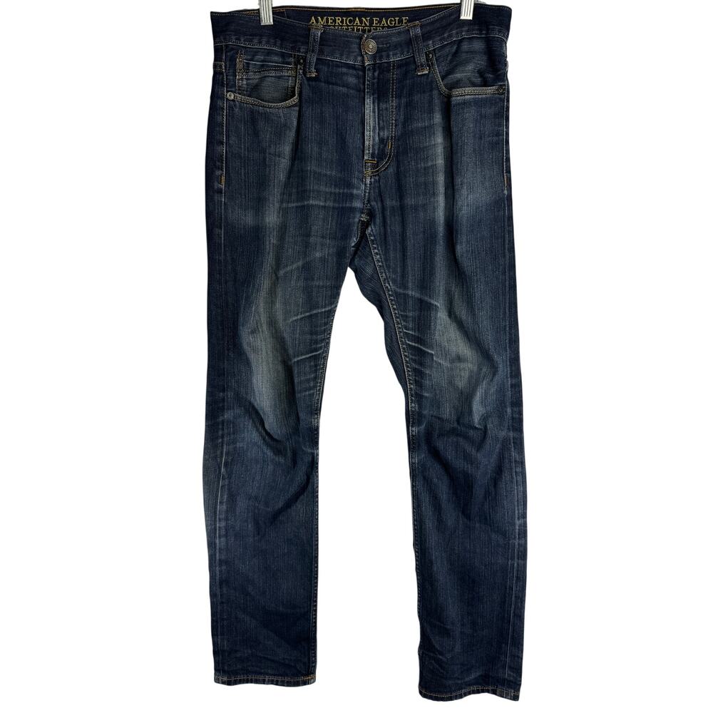American Eagle Mens Jeans Core Flex Slim Fit Dark Wash size 30x32